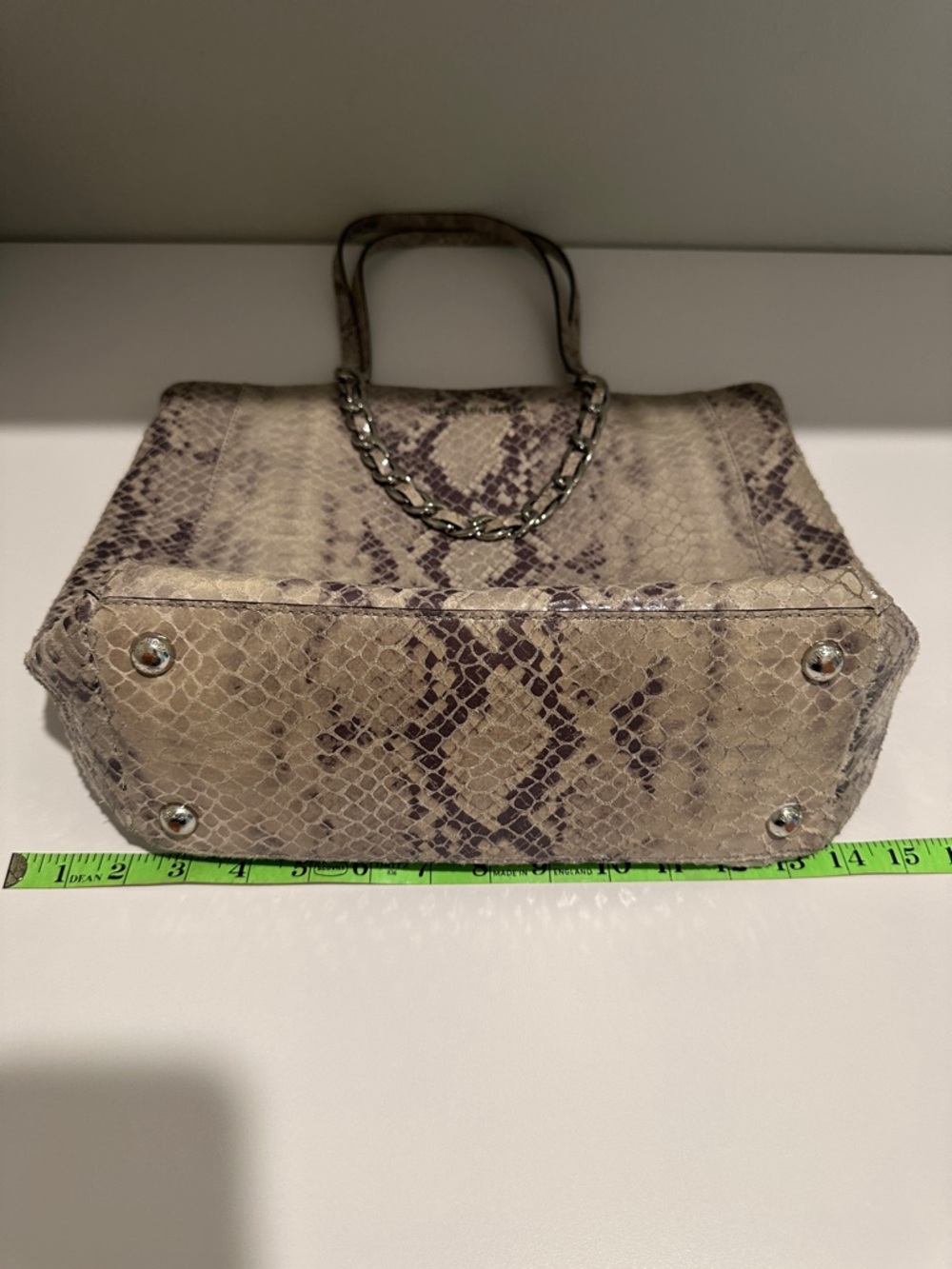 Michael Kors Snake-Print Tote - Picture 13 of 14